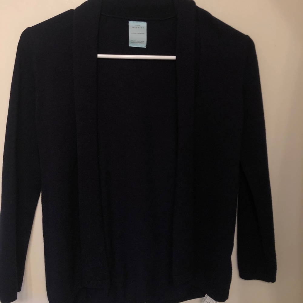 Navy Zara sweater 9-10